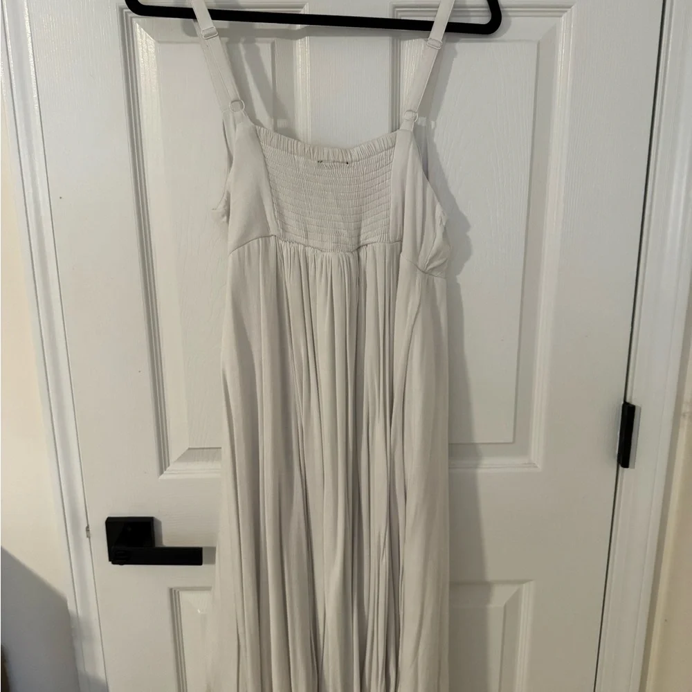 Torrid Midi Textured Woven Button-Front Dress - Picture 6 of 8